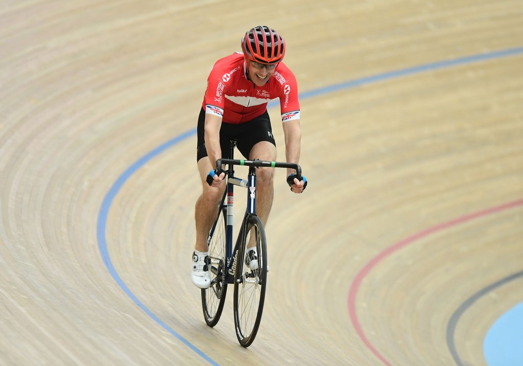 Dan at the London Velodrome - my one and only visit so far...